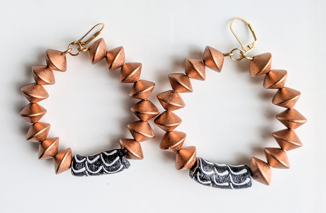 Harmony Copper Hoops