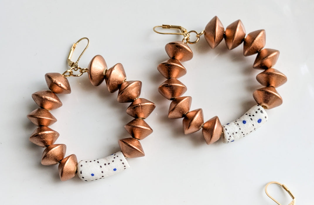 Harmony Copper Hoops